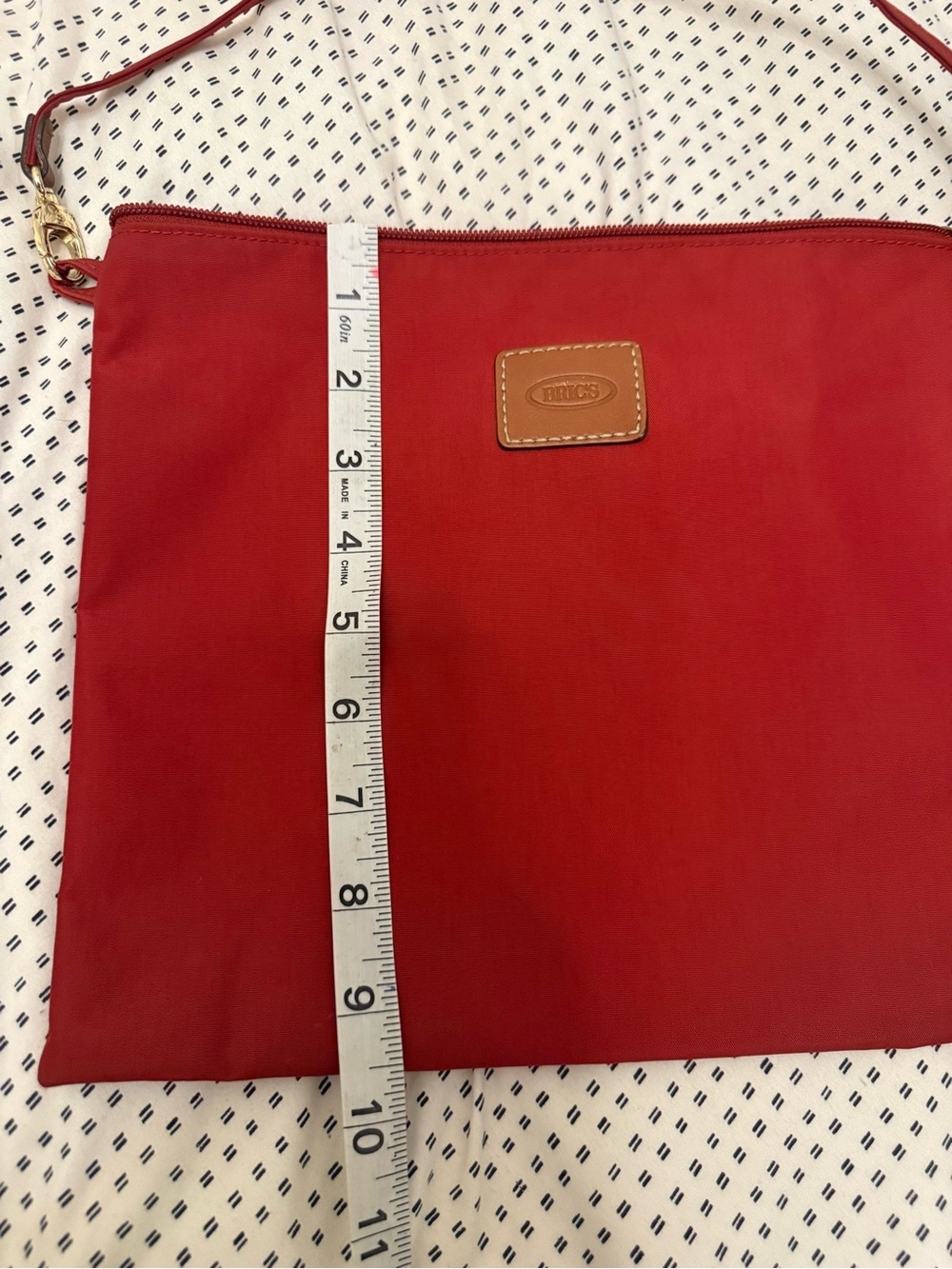 Wine Color BRICS Crossbody,Shoulder or Clutch Bag #31 - Picture 7 of 11